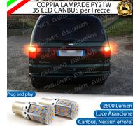 COPPIA LAMPADE PY21W CANBUS LED FORD GALAXY MK1 PRE-RESTYLING FRECCE POSTERIORI