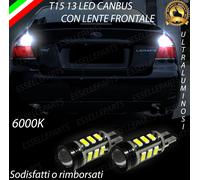 COPPIA LAMPADE RETROMARCIA 13 LED T15 W16W CANBUS PER SUBARU LEGACY IV