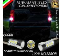 COPPIA LAMPADE RETROMARCIA 15 LED P21W CANBUS LAND ROVER DISCOVERY MK3 NO ERROR