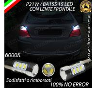 COPPIA LAMPADE RETROMARCIA 15 LED P21W CANBUS MG ZR NO ERROR