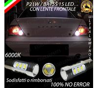COPPIA LAMPADE RETROMARCIA 15 LED P21W CANBUS MITSUBISHI LANCER VI NO ERROR