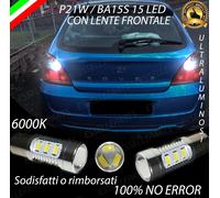 COPPIA LAMPADE RETROMARCIA 15 LED P21W CANBUS ROVER 25 RF NO AVARIA