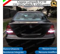 COPPIA LAMPADE RETROMARCIA P21W LED CANBUS MERCEDES CLASSE C W203 NO ERRORE