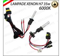 COPPIA LAMPADE RICAMBIO PER KIT XENON XENO H7 6000K 35W 12V LUCE BIANCA