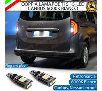 COPPIA LAMPADE T15 W16W 15 LED CANBUS PER MERCEDES CLASSE T 6000K RETROMARCIA