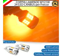 2 X LAMPADE T20 WY21W CANBUS 24 LED TOYOTA PRIUS MK4 IV FRECCE ANTERIORI