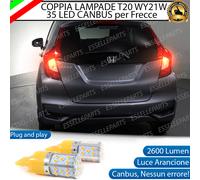 COPPIA LAMPADE T20 WY21W CANBUS LED HONDA JAZZ 4 / 5 FRECCE POSTERIORI NO AVARIA