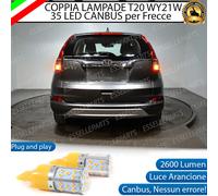 COPPIA LAMPADE WY21W CANBUS 35 LED FRECCE POSTERIORI HONDA CR-V MK4 NO ERROR