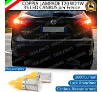COPPIA LAMPADE WY21W LED PER NISSAN QASHQAI J11 RESTYLING FRECCE POSTERIORI