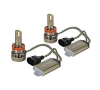 Coppia Lampadine A Led H11 9-32v Lampade Halo Led 6000k 3600 lumen Luce Bianca