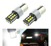 COPPIA LAMPADINE AUTO BA15S P21W CANBUS 15 LED 2835 LUCE RETROMARCIA POSIZIONE
