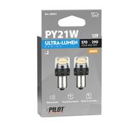Pilot 12V Ultra-Lumen Series - (PY21W) - BAU15s - 2 pz - Scatola - Arancio - Do