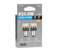 Pilot 12V Ultra-Lumen Series - (P21/5W) - BAY15d - 2 pz - Scatola - Arancio - D