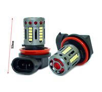 COppia Lampadine lampade Led H8 H11 12V 21W Canbus Bianco Ventola Fendinebbia