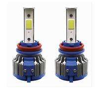 COPPIA LAMPADINE LED AUTO FARO MACCHINA H11 LUCE BIANCA 6000K 360° MAXTECH 360-H