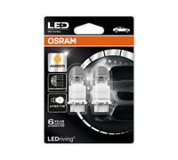 Coppia lampadine Osram 12V LEDriving Retrofit P27/7W W2,5x16q arancio