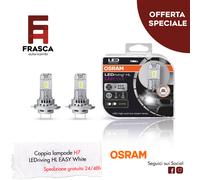 Coppia Lampadine Osram H7 H18 LED HL Easy Luce Bianca Due Lampade Ford