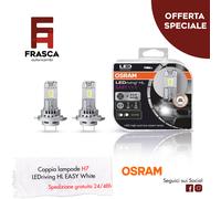 Coppia Lampadine Osram H7 H18 LED HL Easy GEN 2 Luce Bianca Due Lampade Ford