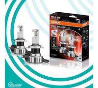 COPPIA LAMPADINE OSRAM LED SMART H4 NIGHT BREAKER OMOLOGATE SU STRADA +330% AUTO