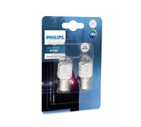 COPPIA LAMPADINE P21W A LED BIANCO ULTINON PRO3000 PHILIPS RED INTENSE 6000K