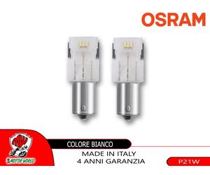 COPPIA LAMPADINE P21W A LED OSRAM 7506DWP-02B BIANCO FREDDO CANBUS COMPATIBILE
