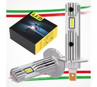 Coppia Lampadine Salvaspazio Led H1 12V 30W 4000Lumen 7035 CSP LED