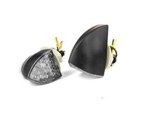 COPPIA LAMPEGGIANTE/LAMPEGGIANTE LED NERO OMOLOGATO TNT per PIAGGIO MP3 400cc...