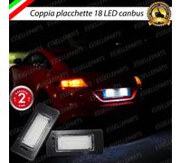 COPPIA LED LUCI TARGA PLACCHETTE SPECIFICHE AUDI TT 8J ROADSTER BIANCO NO AVARIA