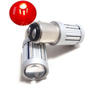 Coppia Led Rosso 1157 Lampade Bay15d P21/5w Posizioni e Stop