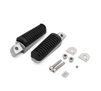 Coppia lega alluminio gomma antiscivolo posteriore motociclo Pedale per Yamaha