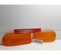 Coppia Lente Amber Jaguar E 3 Indicatore Direzione Anteriore Arancio Dx-Sx Lucas