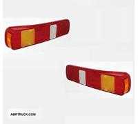 COPPIA LENTE PLASTICA VETRO TRASPARENTE STOP FANALE POST DX/SX PER VOLVO FH FM