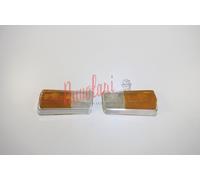COPPIA LENTI ANTERIORI OLSA BIANCO/ARANCIO ALFA ROMEO 1750 1 SERIE -2000 BERLINA