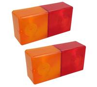 Coppia lenti combinate luci rimorchio posteriori ricambio originali Britax