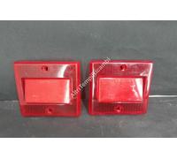 COPPIA LENTI FANALE POSTERIORE CON CATADIOTTRO RETTANGOLARE FIAT 132 10087