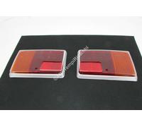 COPPIA LENTI FANALI POSTERIORE PEUGEOT 104 2789 2 TAIL LAMP LENS 2 BREMS SCHLUSS