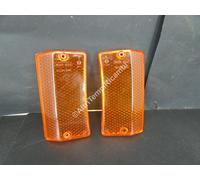 COPPIA LENTI FANALINI ANTERIORE FIAT 124 SPECIAL - SPECIAL T 01135000