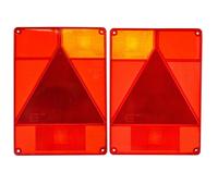 COPPIA lenti luce rimorchio ricambio Radex per Ifor Williams Indespension TR196