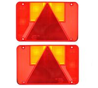 COPPIA lenti luce rimorchio ricambio Radex per sospensione Ifor Williams