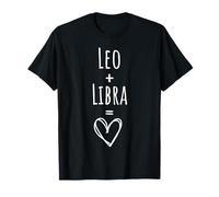 Coppia Leone e Bilancia Segno zodiacale di corrispondenza Maglietta