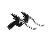 COPPIA LEVA LEVE DI FRENO FRENI PER BICI BICICLETTA IN ALLUMINIO / NERO DX - SX