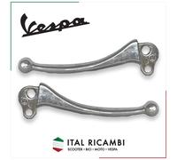 COPPIA LEVE FRENO FRIZIONE VESPA PX 125 150 200 FRENO A TAMBURO CROMATE