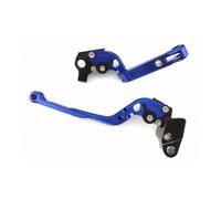 Coppia Leve Regolabili Ripiegabili Blu per BUELL 1190 EBR RR RS RX SX 2012-2014
