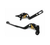 Coppia Leve Regolabili Ripiegabili Nero Oro per HONDA CBR 600 F FI PC35 2001-07