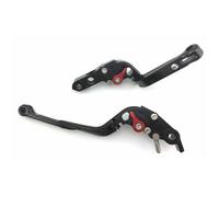 Coppia Leve Ripiegabili Nero Rosso per HONDA CBR600FS CBR 600 FS PC35FS 2001-02