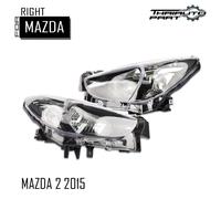 Coppia LR Riflettore luce anteriore lampada frontale per Mazda2 DJ DL...