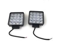 COPPIA LUCE FARO LED 48W LAMPADA DA LAVORO FARETTO TRATTORE CAMION CAMPER 24V