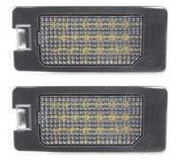 COPPIA LUCE TARGA POSTERIORE 2x LED PER AUDI A1 A3 A4 A5 A6 A7 Q3 Q5 TT