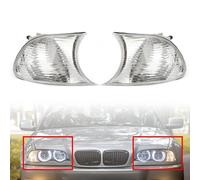 Coppia Luci D'Angolo Indicatori Di Direzione Per Bmw E46 2 Doors 1998-01 H7 H7