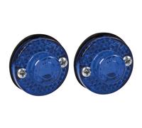 Lampa Luci ingombro a 1 LED – Coppia 24V Blu per camion